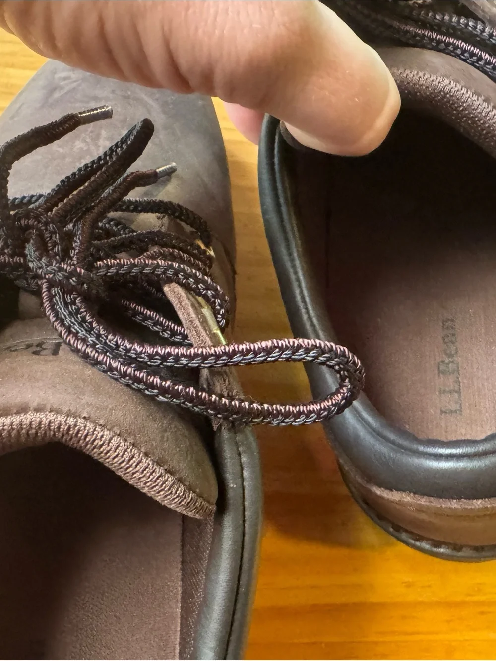 L.L. Bean Men's Dark Brown Nubuck Chukka Boots